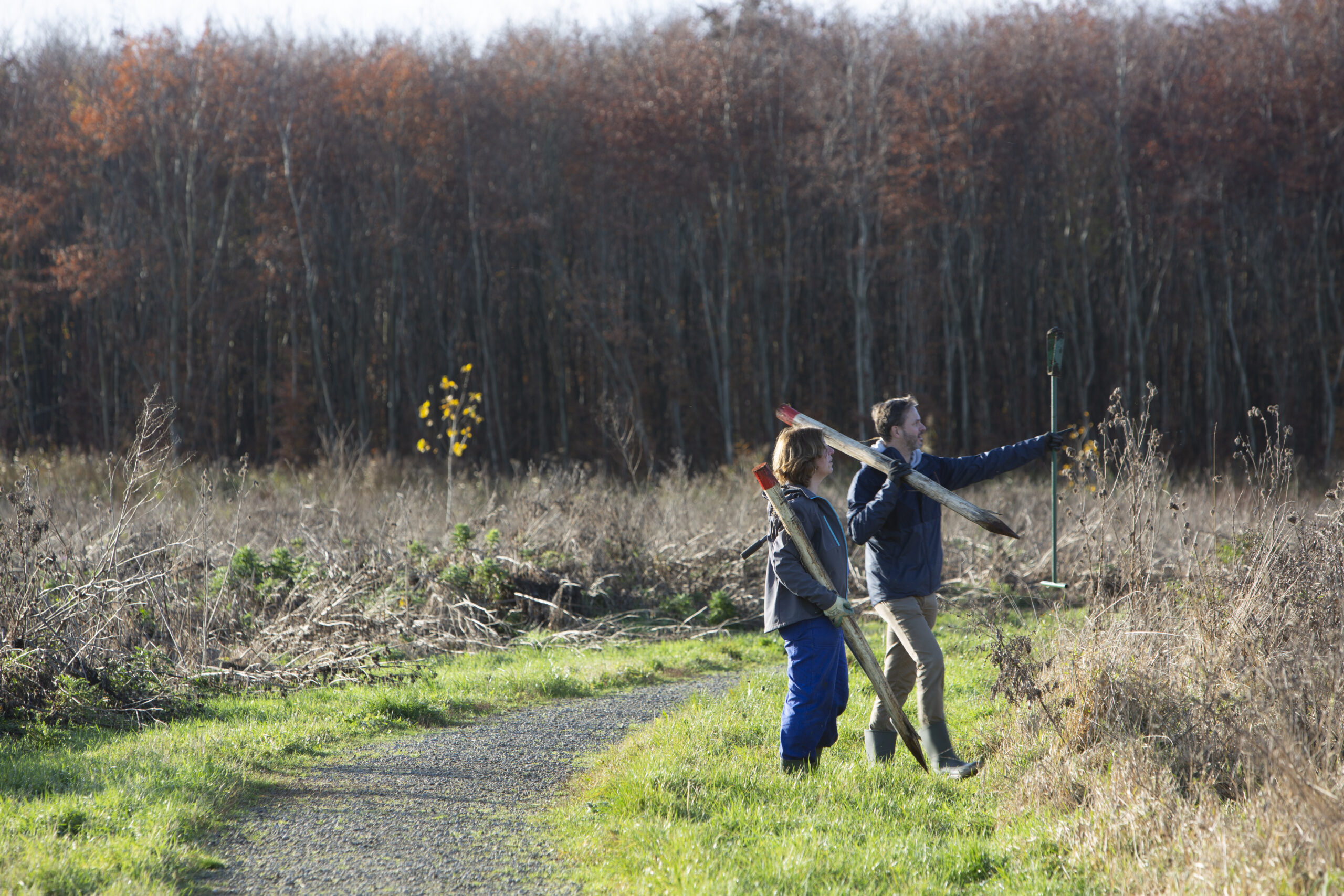 Boeren en grondeigenaren begeleiden